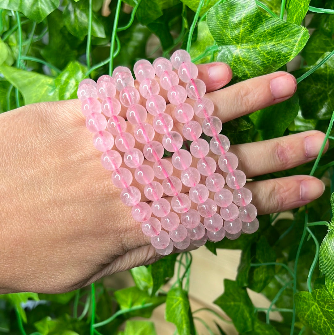 Rose quartz 8mm bracelet