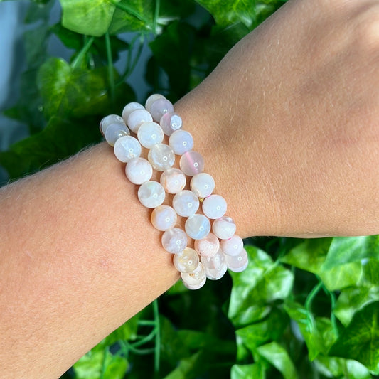 Flower Agate Bracelet 🌸