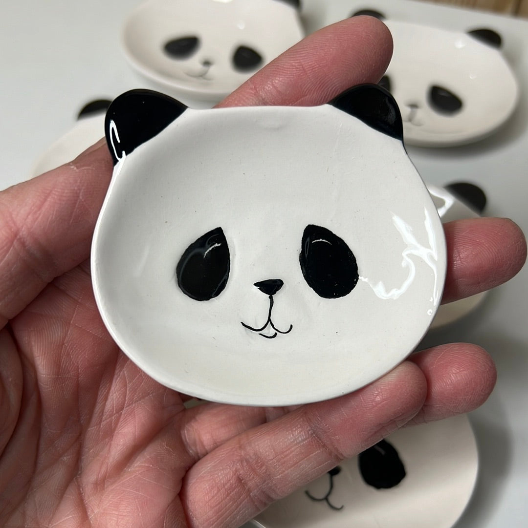 Mini Panda Bear Ring / Trinket Dish