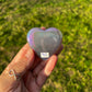 Aura coated Agate heart