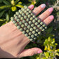 Green zebra Jasper Bracelet