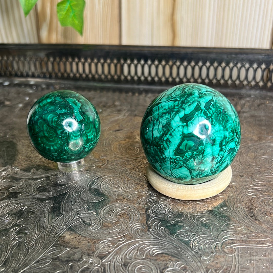 Malachite Spheres