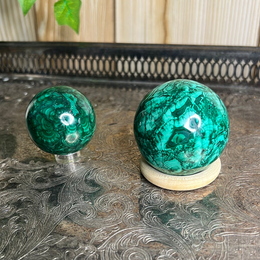 Malachite Spheres