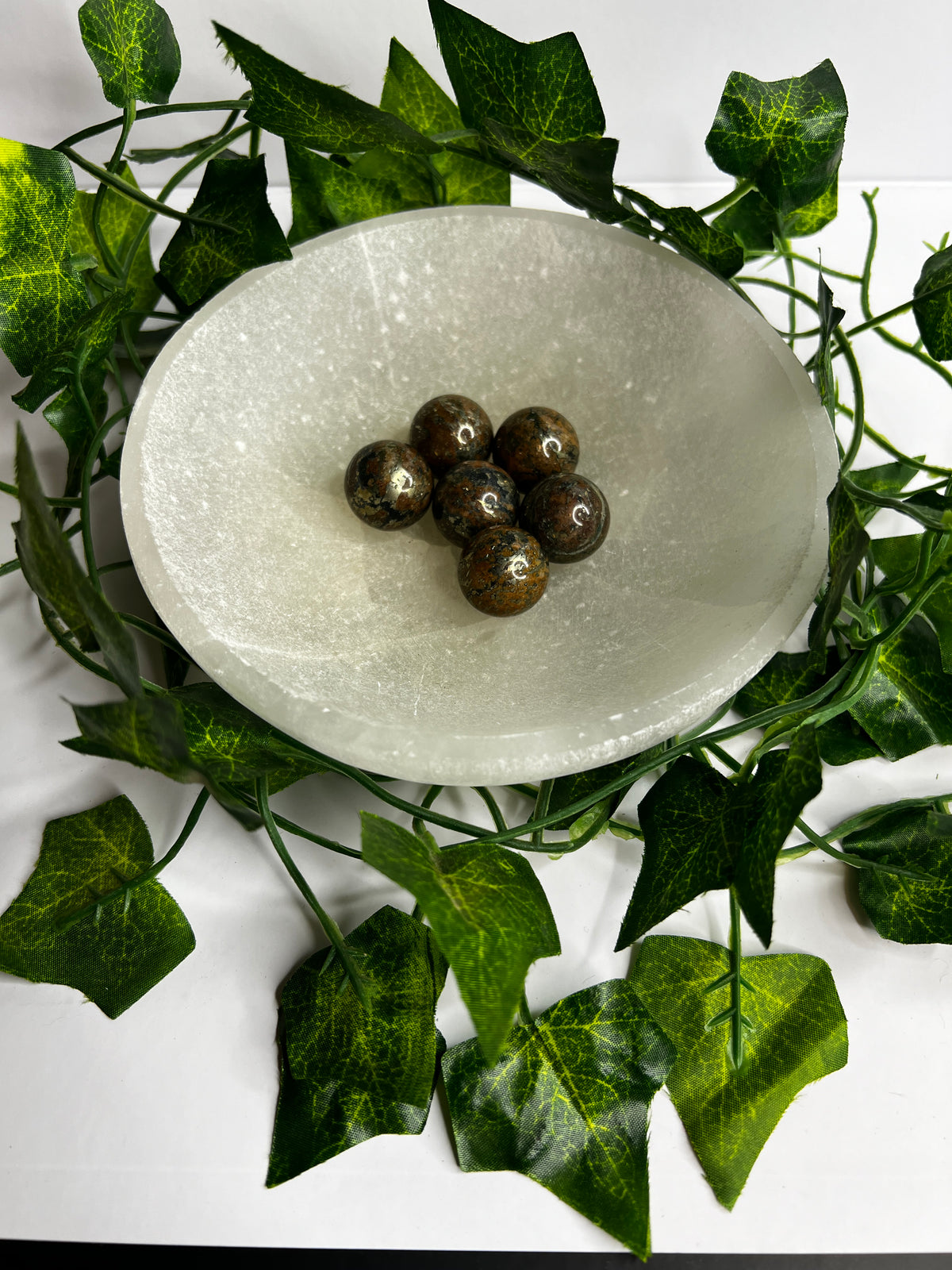 Bronzite with Pyrite Mini sphere