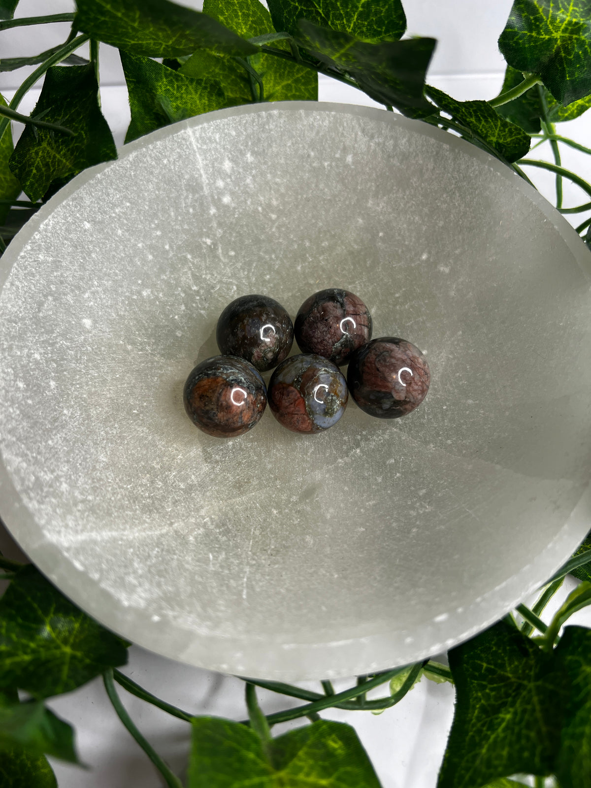 Blue Quartz Rhyolite (Que Sera) mini sphere