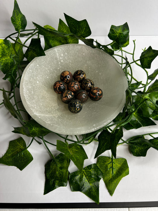Flower Rhyolite Mini Sphere | Crystal for Growth & Balance
