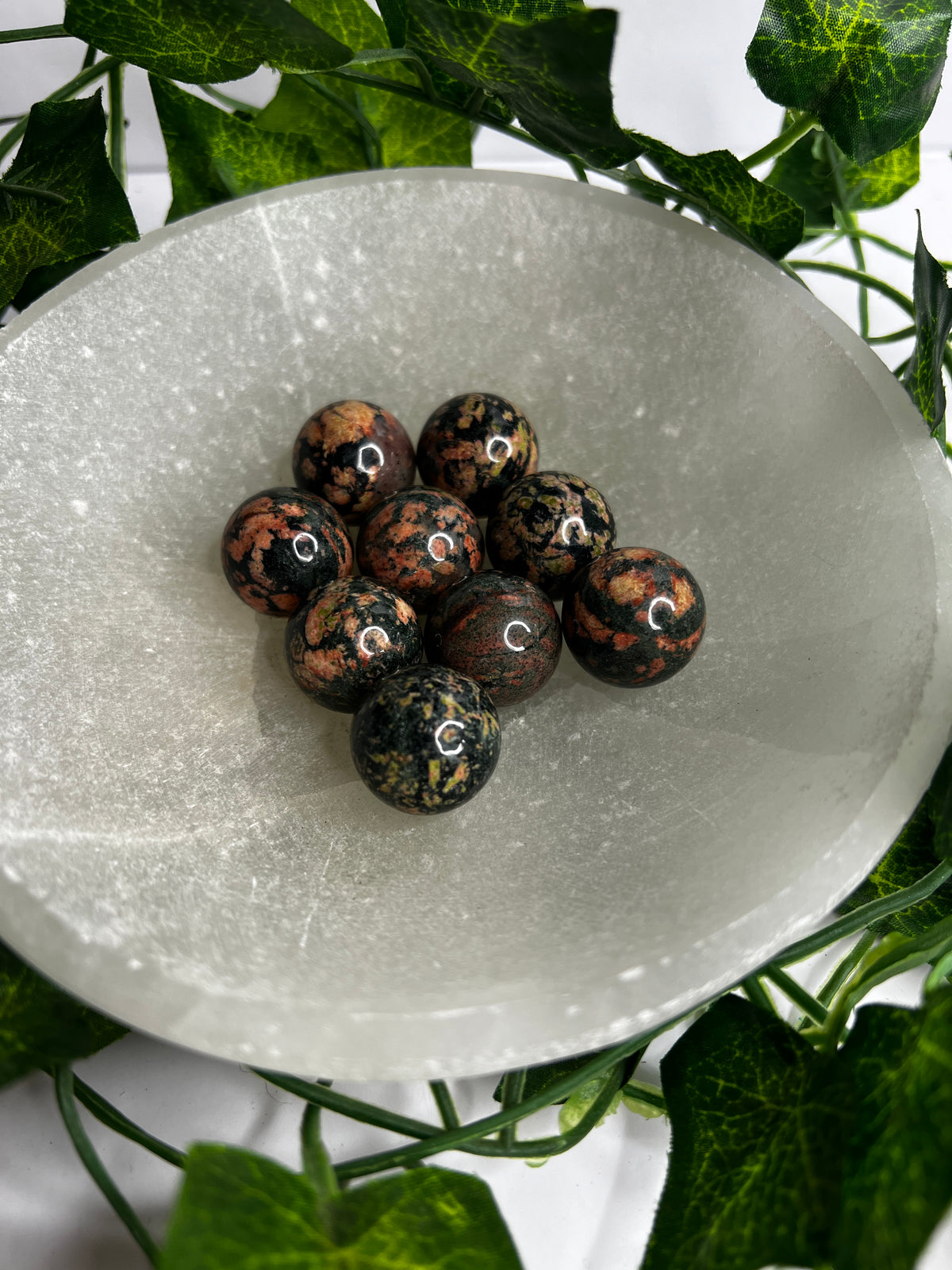 Flower Rhyolite Mini Sphere | Crystal for Growth & Balance