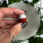 Howlite with Red Jasper Mini Pokemon inspired Spheres