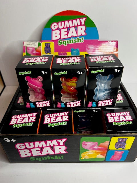 Gummy bear squishy toy with maltose texture