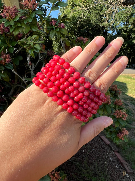 HQ Gem Quality Rhodonite Bracelet