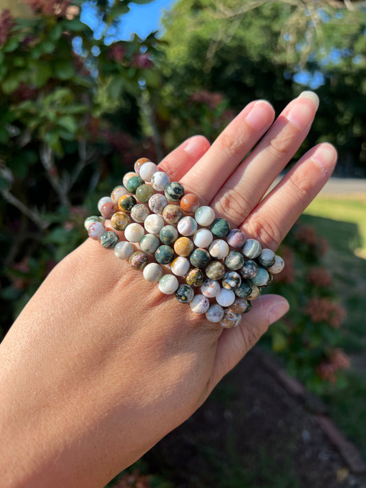 HQ Orbicular Ocean Jasper Bracelet