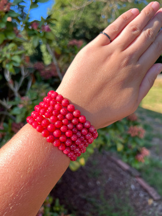 HQ Gem Quality Rhodonite Bracelet