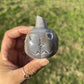 Hand carved Grape agate Pumpkin from Indonesia