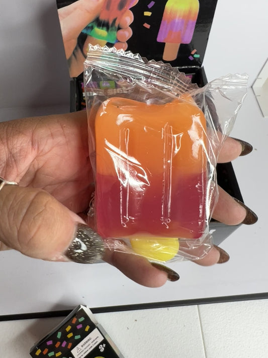 Nice Sicle ice cream pop squishy with hole at the top