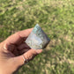 Quartz filled moss agate Pyramid